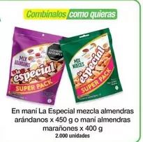 La Especial - En Mani Mezcla Almendras Arandanos O Mani Almendras Maranones
