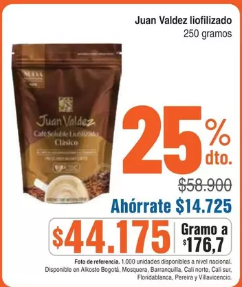 Juan Valdez Café - Café Soluble Clásico Liofilizado