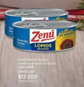Zenú - Lomo de atún