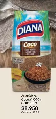 Diana - Arroz Coco x1.000g COD: 31189