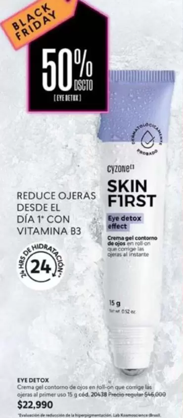 HR - SKIN FIRST Eye detox effect