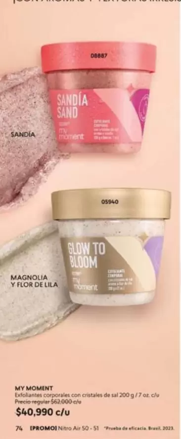Natura - MY MOMENT Exfoliante corporal