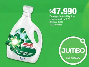 Ariel - Detergente Líquido Concentrado