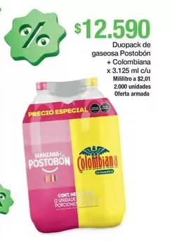 Postobón - Duopack De Gaseosa + Colombiana