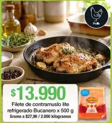 Bucanero - Filete De Contramuslo Lite Refrigerado