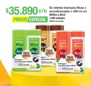 Muss - Shampoo + Acondicionador