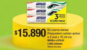 Proquident - Crema Dental Carbón Activo