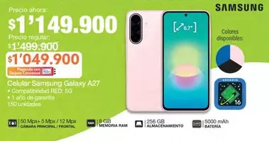 Samsung - Celular Galaxy A27