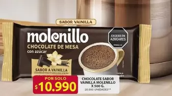 CHOCOLATE DE MESA con azúcar