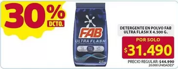 Fab - DETERGENTE EN POLVO ULTRA FLASH