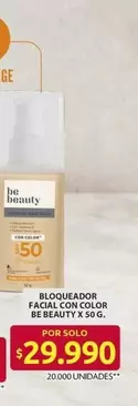 Be Beauty - BLOQUEADOR FACIAL CON COLOR