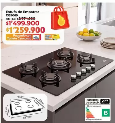 Estufa de Empotrar 1359069