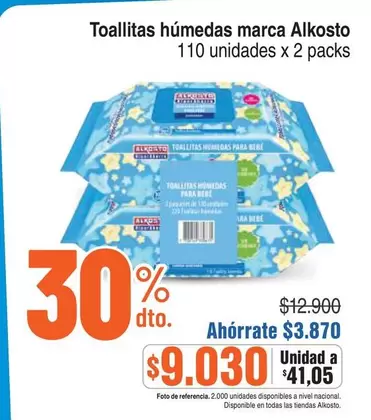 Alkosto - Toallitas húmedas