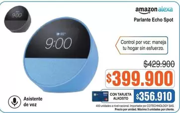 Amazon - Parlante Echo Spot