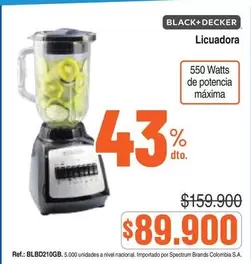 Black & Decker - Licuadora