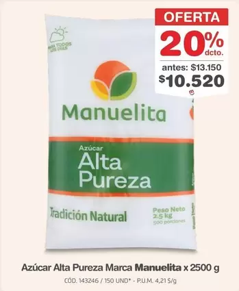Manuelita - Azúcar Alta Pureza
