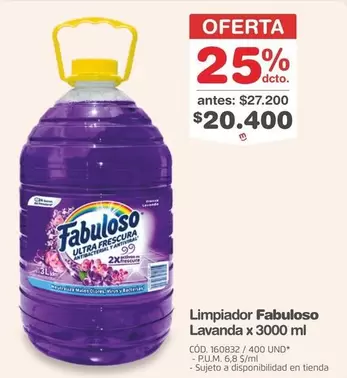 Fabuloso - Limpiador Lavanda