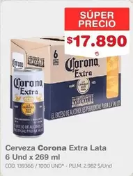Corona - Cerveza Extra Lata