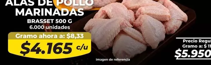 ALAS DE POLLO MARINADAS