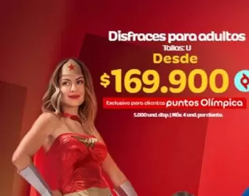 Exclusivo - Disfraces para adultos