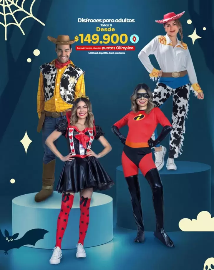 Exclusivo - Disfraces para adultos