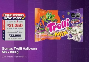 Gomas Trolli Halloween Mix x 800 g