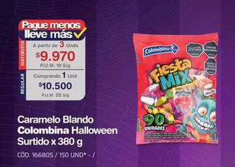 Colombina - Caramelo Blando Halloween Surtido x 380 g