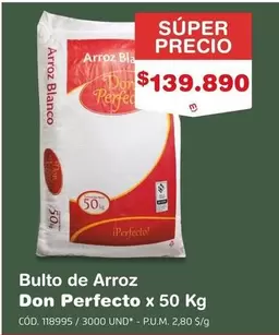 Don Perfecto - Bulto de Arroz