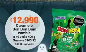Colombina - Caramelo Bon Bon Bum Zombie