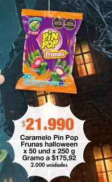 Pin Pop - Caramelo Frunas Halloween
