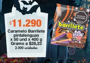 Caramelo Barrilete Pintalenguas