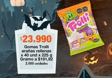 Trolli - Gomas Aranas Rellenas