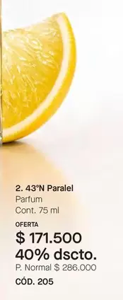 2. 43°N Parallel
