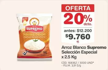 Supremo - Arroz Blanco Selecci3n Especial x 2.5 Kg