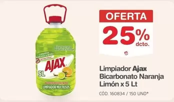 Ajax - Limpiador Multiusos Bicarbonato Naranja Limón