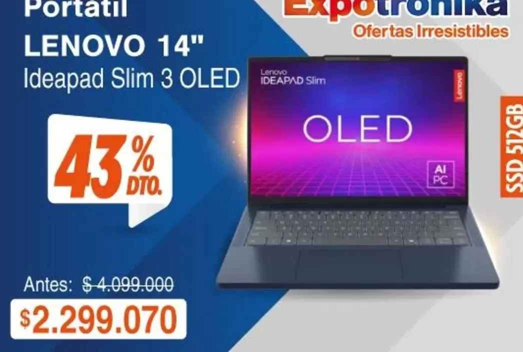 Lenovo - Ideapad Slim 3 OLED