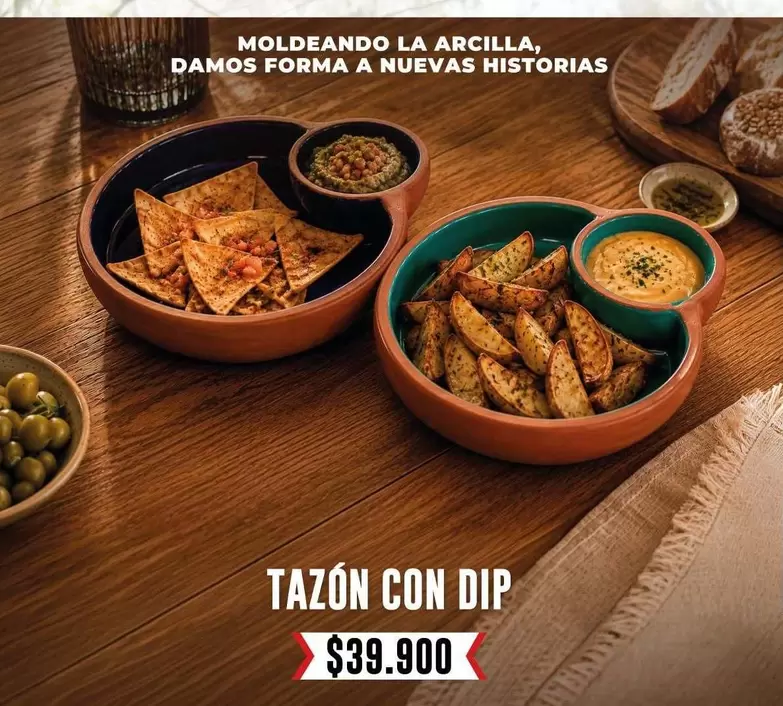 TAZÓN CON DIP