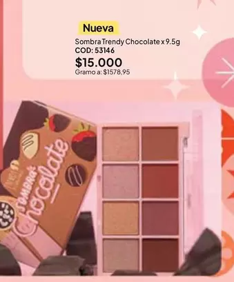 Sombra Trendy Chocolate COD: 53146