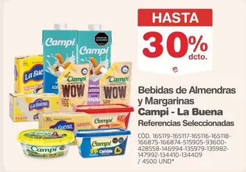 Campi - Bebidas de Almendras y Margarinas