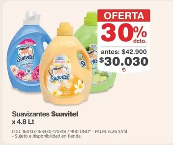 Suavitel - Suavizantes l x 4.8 Lt