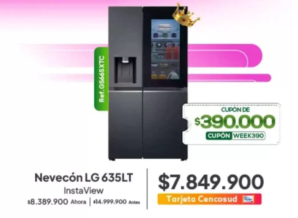 LG - Nevecón 635LT InstaView