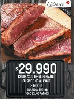Cuisine & Co - Churrasco Termoformado Al Vacio