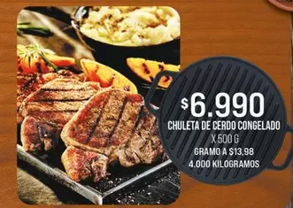 Chuleta De Cerdo Congelado