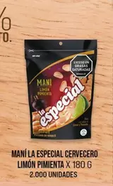 La Especial - Mani Cervecero Limon Pimienta