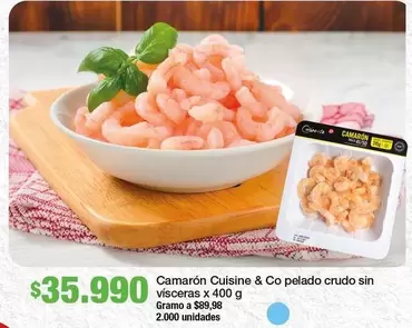 Cuisine & Co - Camarón Pelado Crudo Sin Visceras