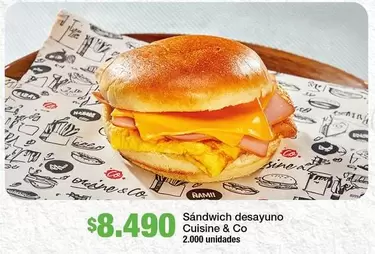 Cuisine & Co - Sándwich Desayuno