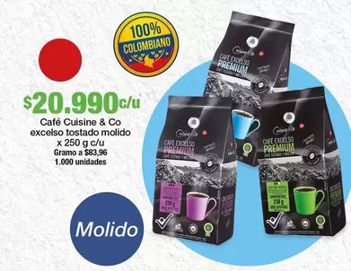 Cuisine & Co - Café Excelso Tostado Molido