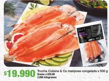Cuisine & Co - Trucha Mariposa Congelada