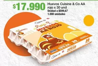 Cuisine & Co - Huevos AA Rojo