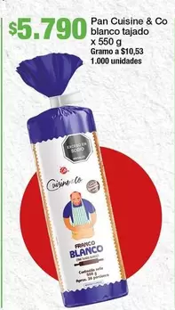 Cuisine & Co - Pan Blanco Tajado